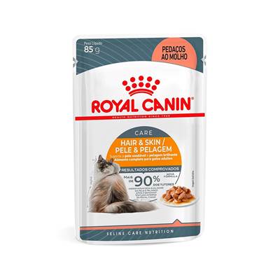 Ração Úmida Royal Canin Hair Skin para Gatos 85g