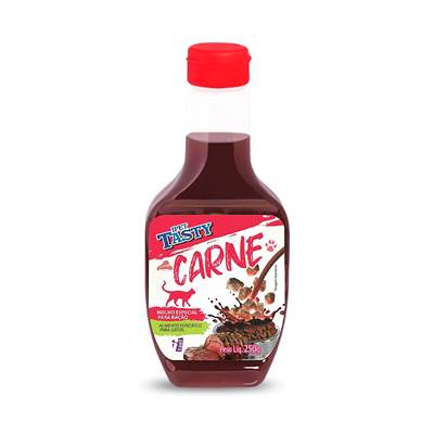 Molho para Ração Ipet Tasty Sabor Carne para Gatos 250g