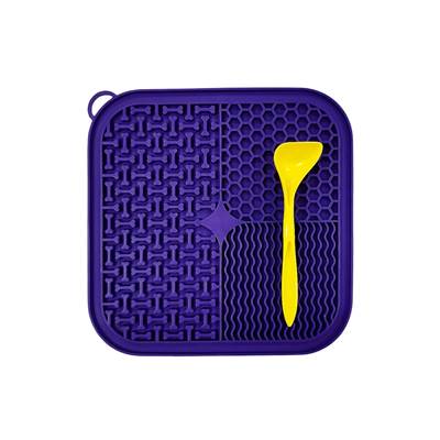 Brinquedo e Comedouro Amicus Lamb Lamb Quadrado Roxo para Cães e Gatos U
