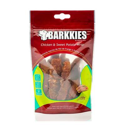 Snack Barkkies Chicken & Sweet Potato Wrap 100g