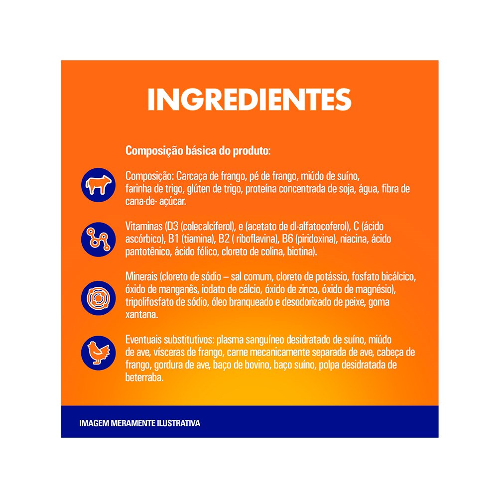 Ração Úmida Champ para Cães Filhotes sabor Caseiro Frango