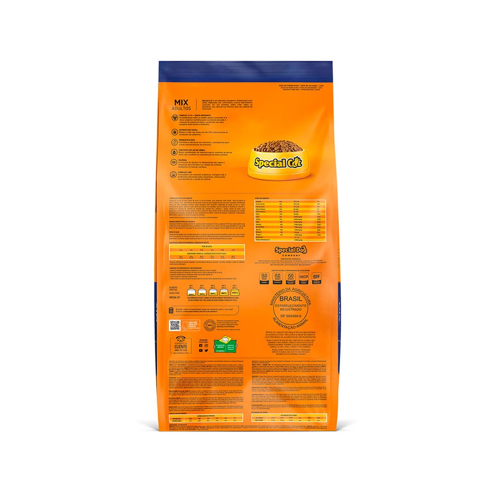 Ração Special Cat Mix Premium para Gatos Adultos
