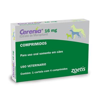 Cerenia 16mg - 4 Comprimidos 16mg