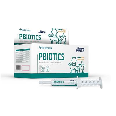 Seringa Pbiotics Nutrisana Mundo Animal para Cães e Gatos