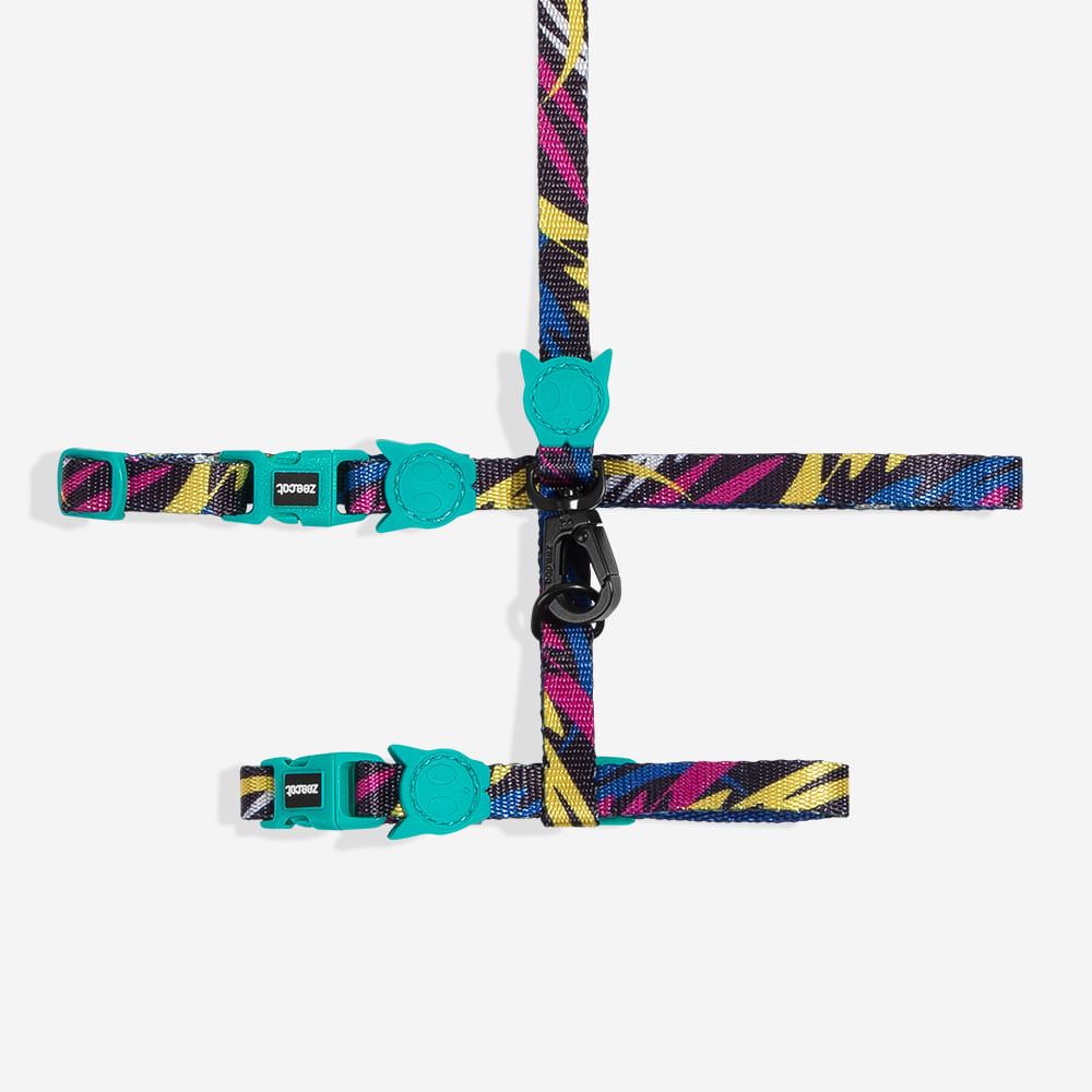 Peitoral com Guia Zee.Cat Woozer para Gatos | Imagem 0