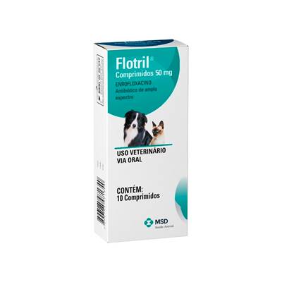 Antibiótico Flotril - 10 Comprimidos 50mg