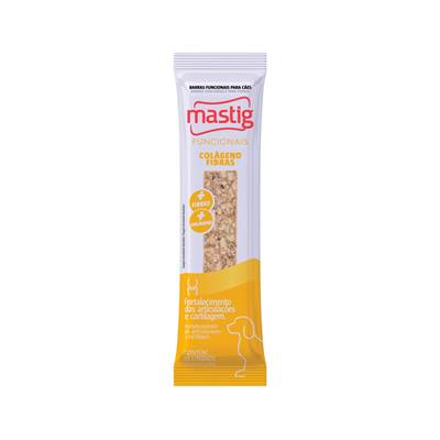 Snack Mastig Barra Funcional Colágeno Fibras para Cães 60g