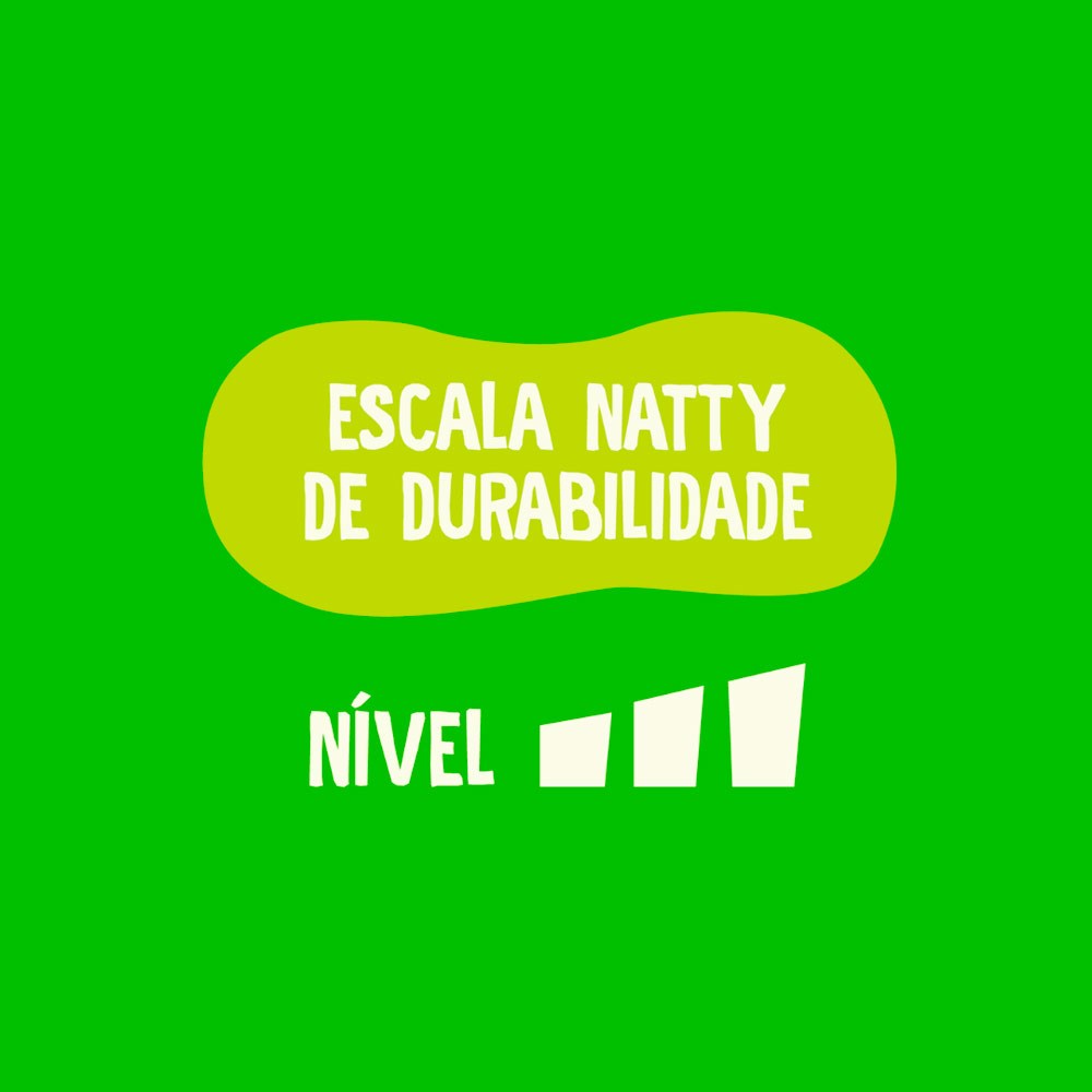 Osso Natty Chews Casco Bovino Natural para Cães - 3 Unidades