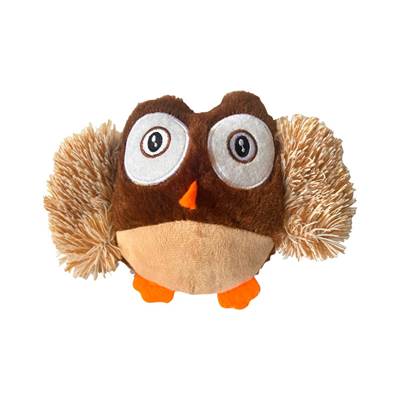 Brinquedo Napi Pelúcia Coruja Marrom para Cães U