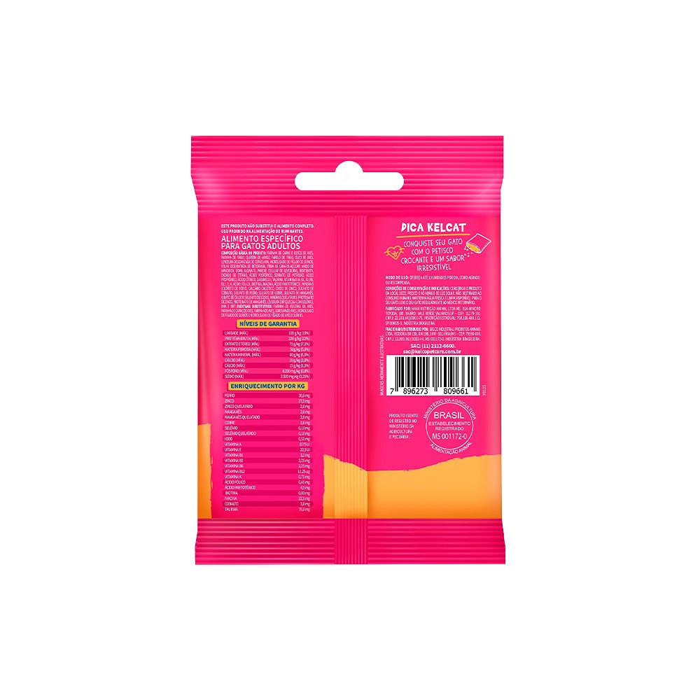 Snack Kelcat para Gatos Sabor Frango