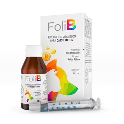 Suplemento Foli B para Cães e Gatos 30ml