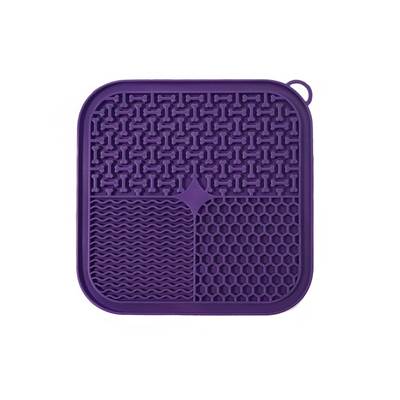 Brinquedo e Comedouro Amicus Lamb Lamb Quadrado Roxo para Cães e Gatos