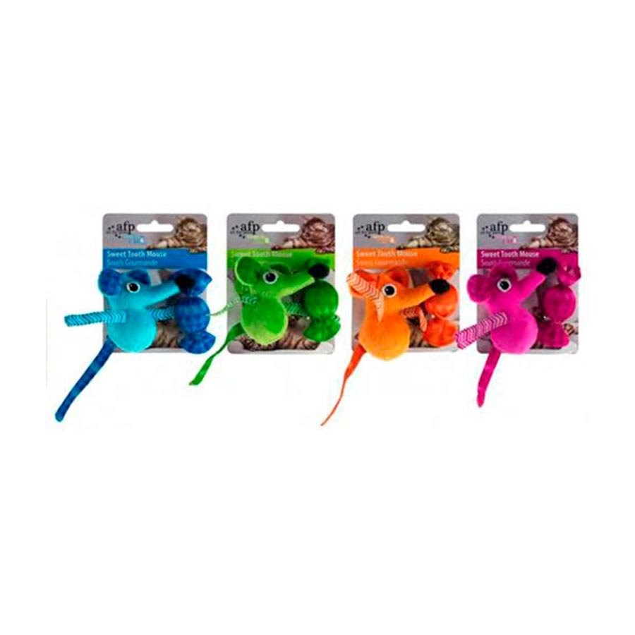 Brinquedo All For Paws Cat Sweet Mouse para Gatos - Cores Sortidas