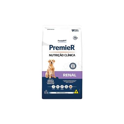 Ração Premier Nutrição Clínica Renal para Cães Adultos de Porte Médio e Grande 10,1kg