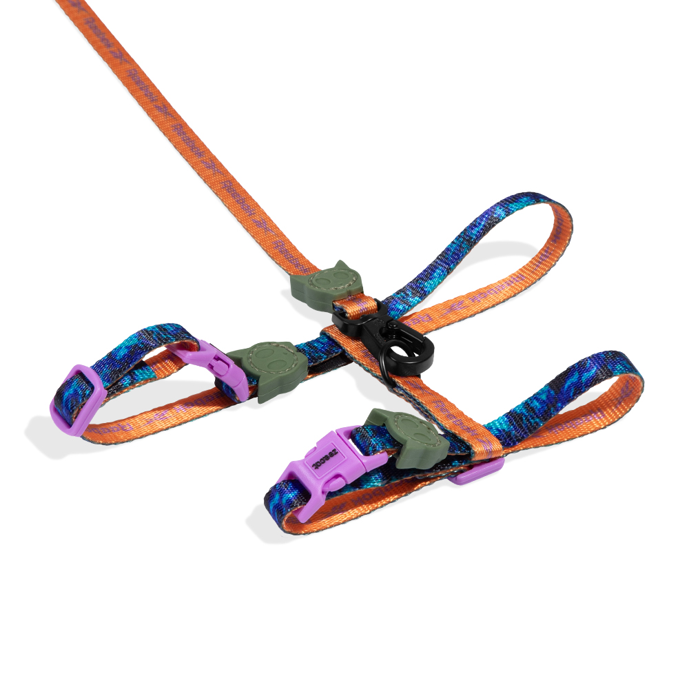 Peitoral com Guia Zee.Cat Reebok Trekk para Gatos