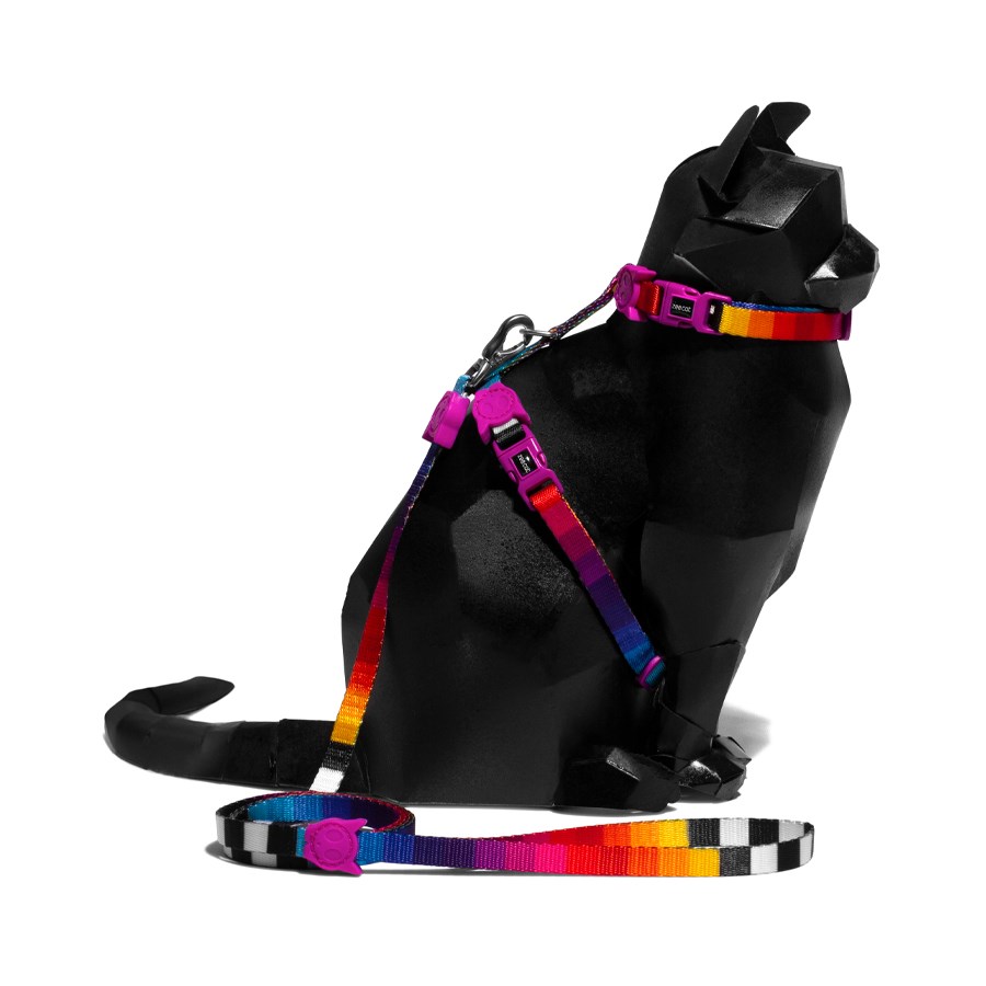 Peitoral com Guia para Gatos Prisma