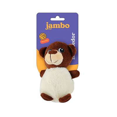 Brinquedo Jambo Mordedor Pelúcia Pop Animal Bear para Cães U