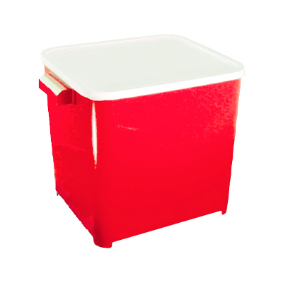 Porta Ração Furacão Pet para Cães e Gatos Vermelho U