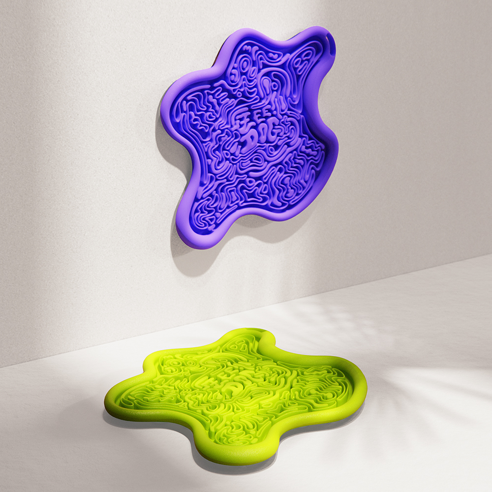 Tapete de Lamber Lik.Mat Verde Fluo | Imagem 4