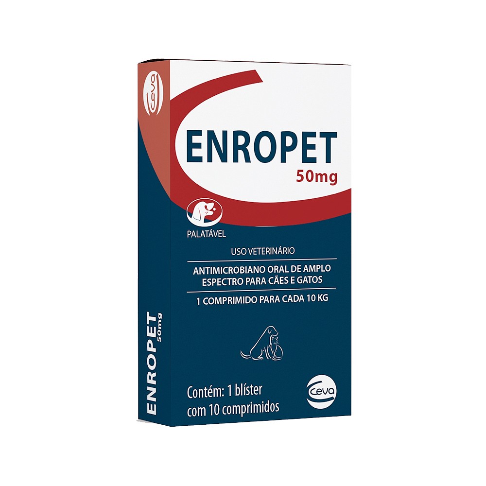 Antibiótico Enropet 50mg