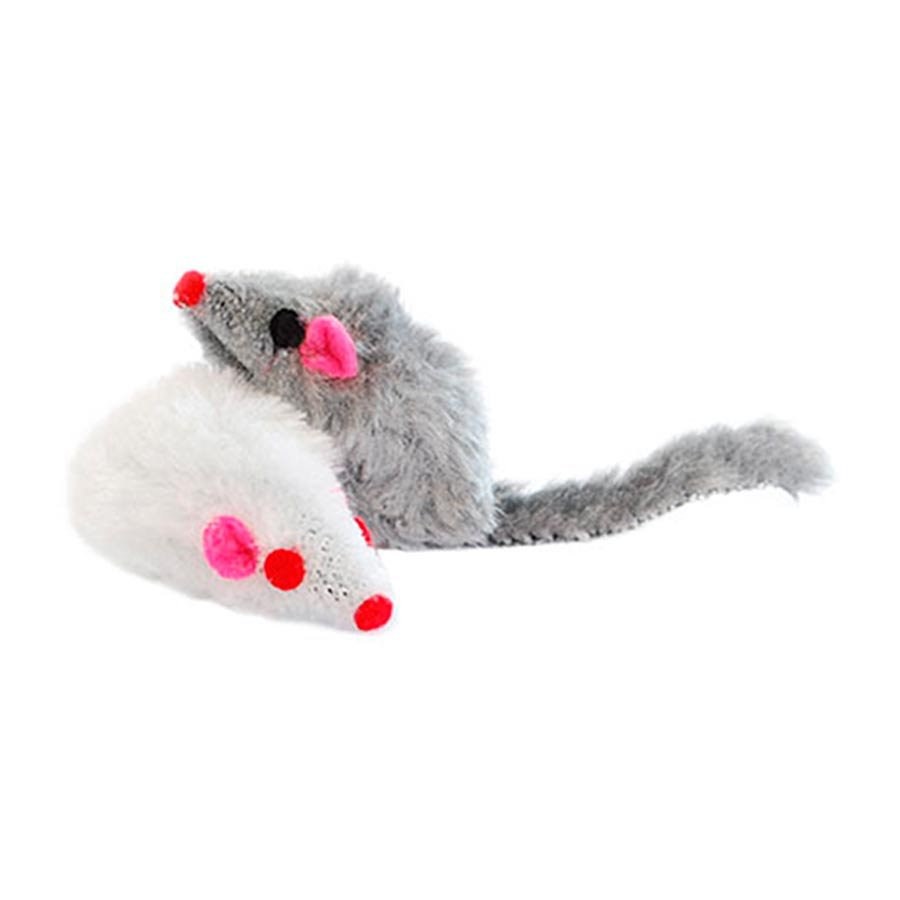 Brinquedo Pawise Pelúcia Ratinho para Gatos - Cores Sortidas