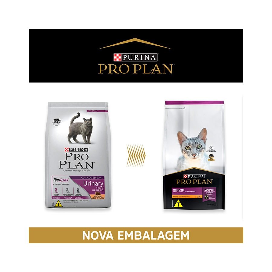 Ração Pro Plan Urinary para Gatos Adultos sabor Frango