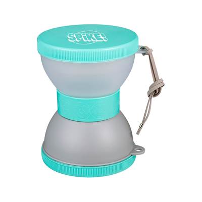 Lancheira Spike Turquesa para Cães