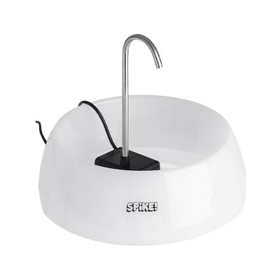 Bebedouro Fonte Spike Branco para Cães e Gatos U
