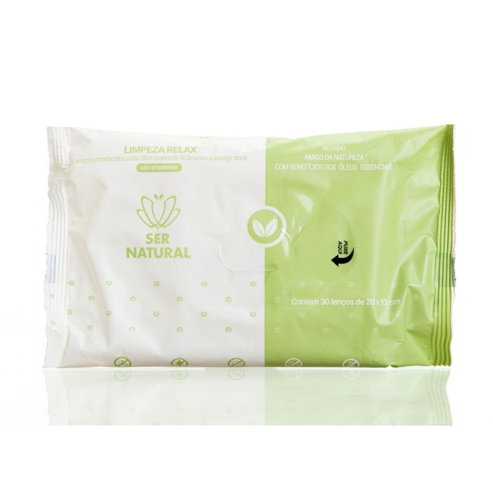 Lenços Umedecidos Limpeza Relax Ser Natural 
