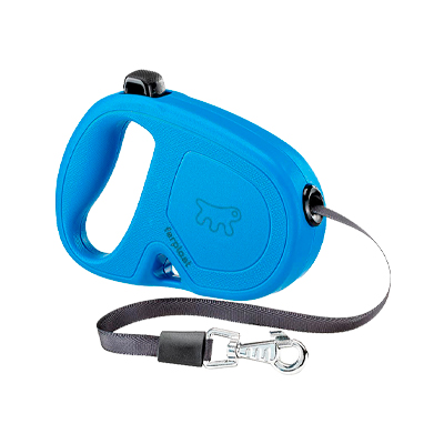 Guia Retrátil Ferplast Flippy One Tape Azul para Cães M