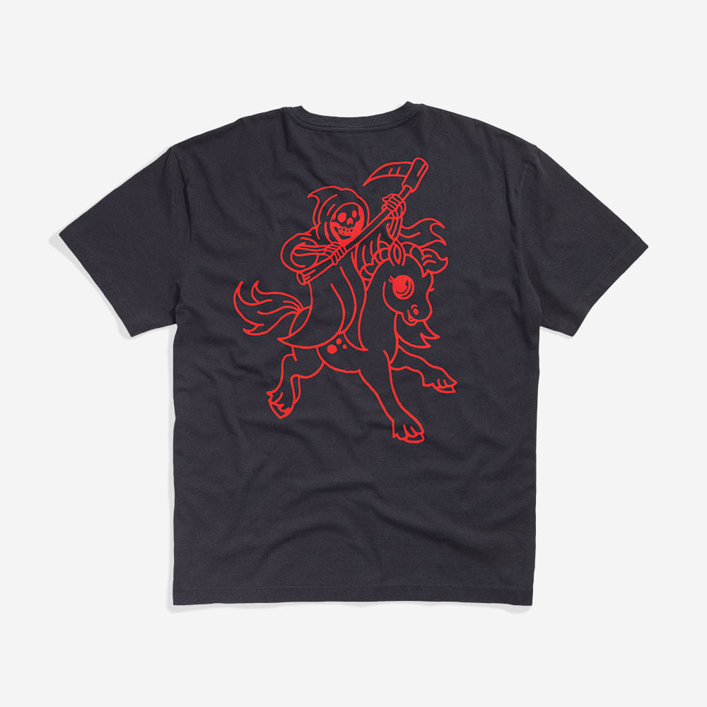 T-Shirt Wide Death Pony Preto | Imagem 5