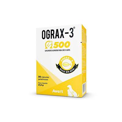 Ograx-3 500 Suplemento Nutricional 30 cápsulas