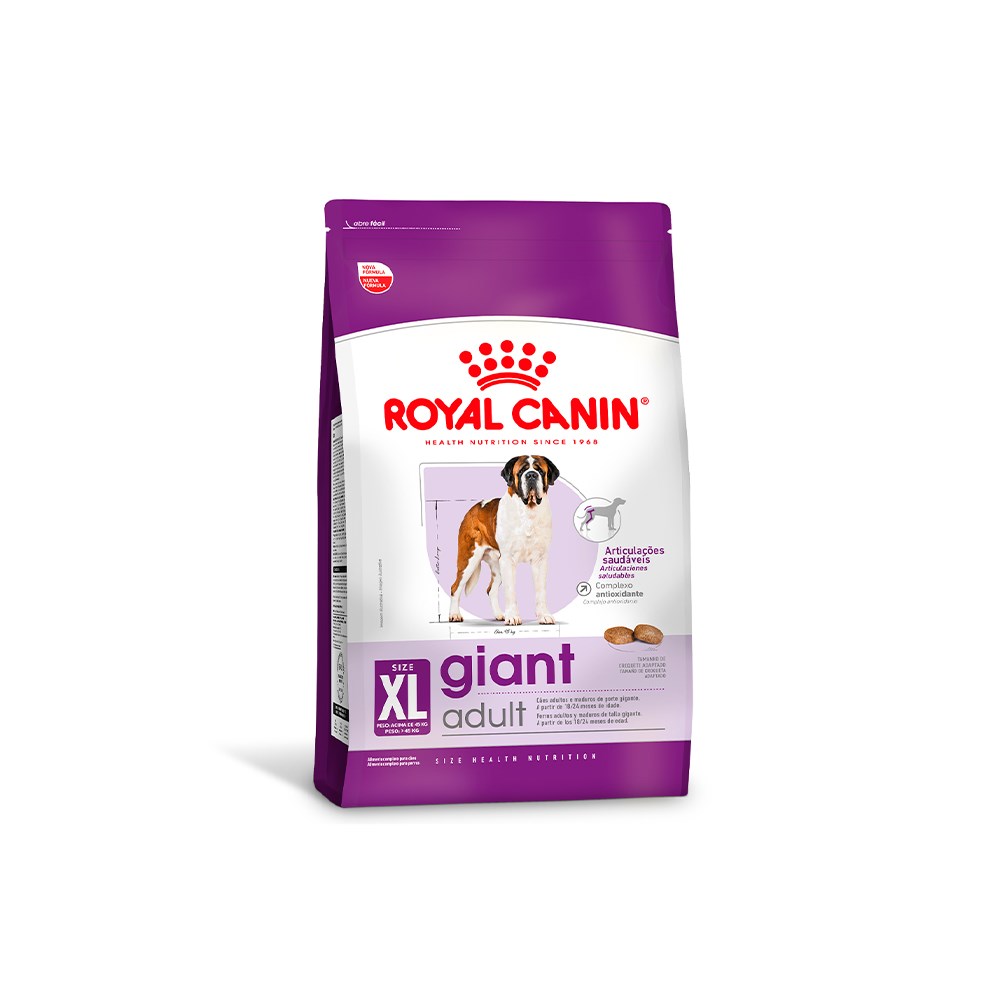 Ração Seca Royal Canin Giant para Cães Adultos ou Idosos de Raças Gigantes