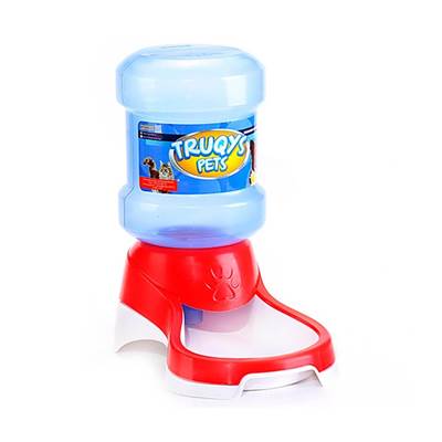 Bebedouro Automático Truqys Galão para Cães e Gatos Vermelho 2L