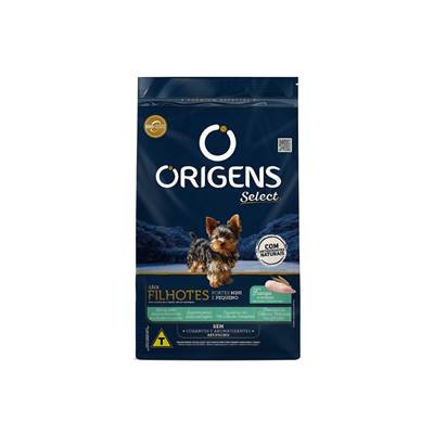 Ração Origens para Cães Filhotes de Porte Mini e Pequeno sabor Frango e Cereais