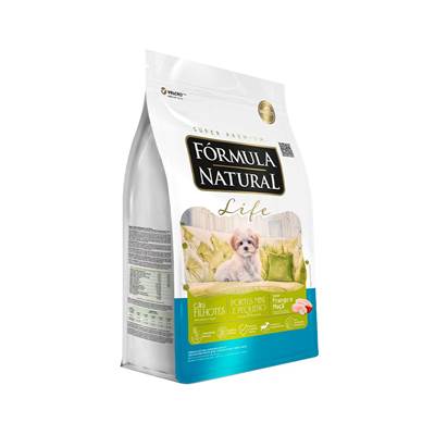 Ração Fórmula Natural Life para Cães Filhotes de Raças Pequenas 1kg