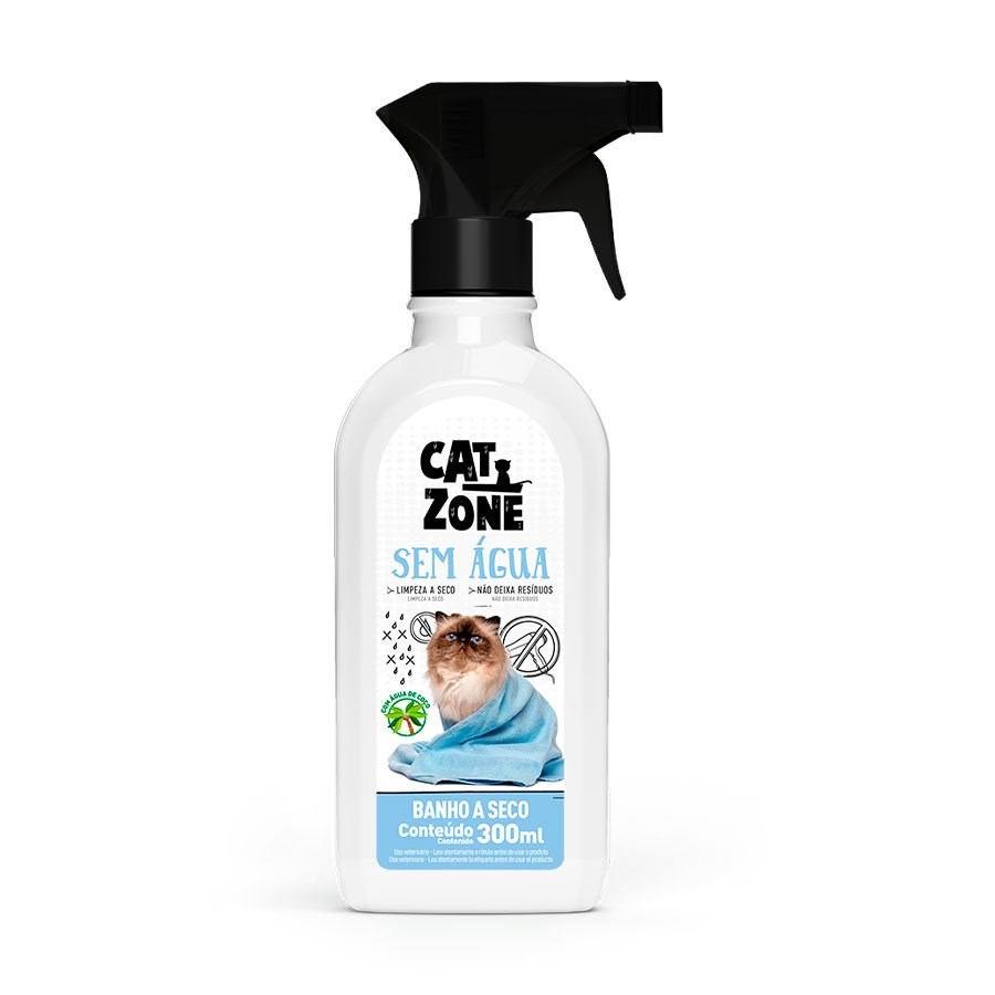 Banho a Seco Cat Zone Sem Água para Gatos 