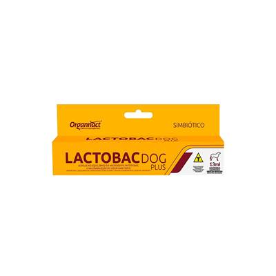 Suplemento Organnact Lactobac Dog Plus para Cães 13ml