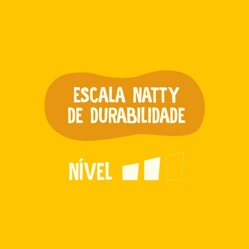 Osso Natty Chews Traqueia Bovina Natural para Cães - 2 Unidades