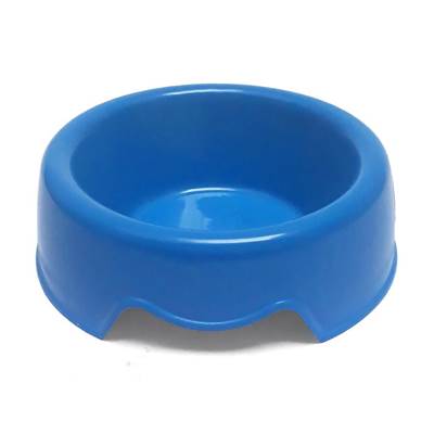 Comedouro de Plástico para Cães São Benedito Pet Azul