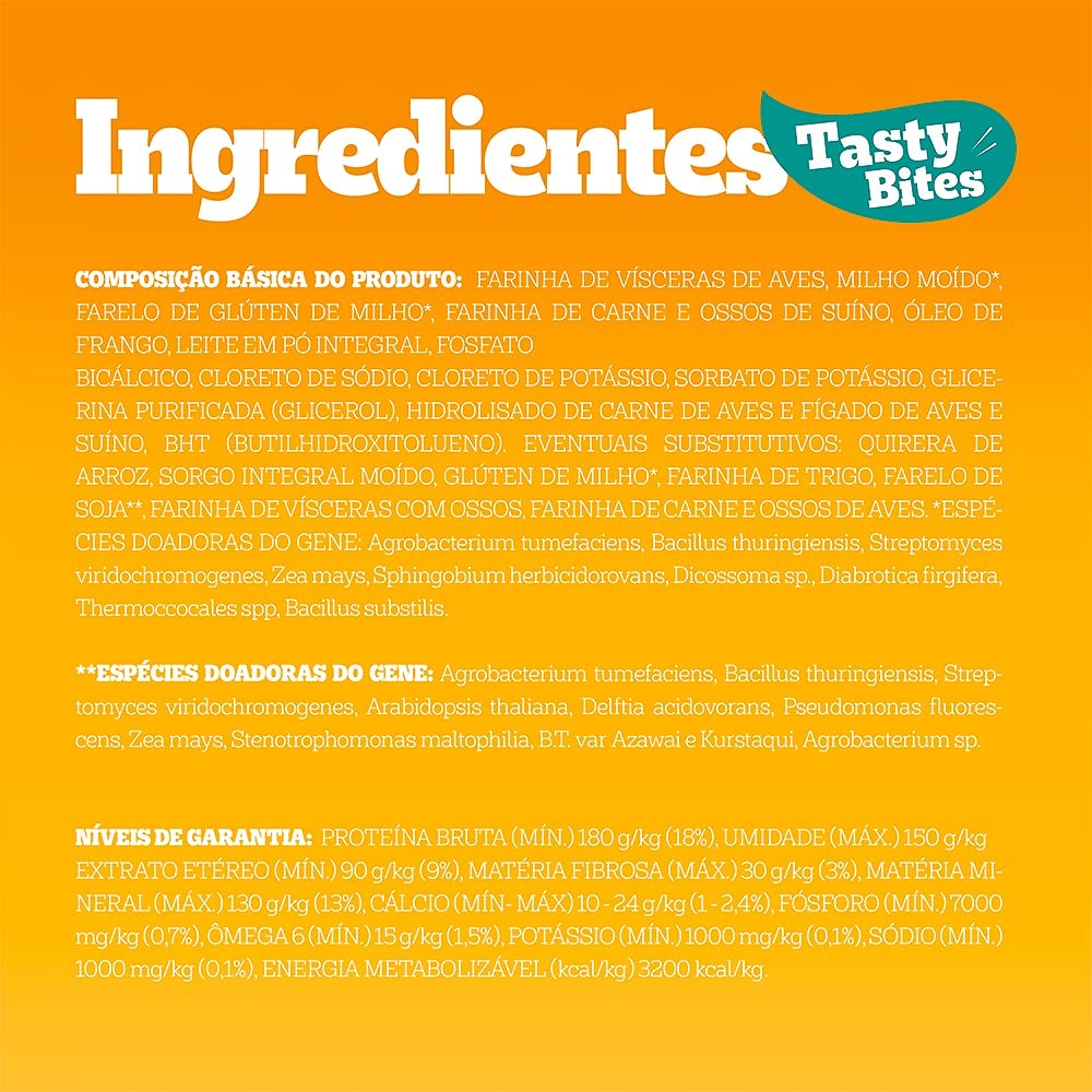 Snack Pedrigree Tasty Bites Frango para Cães