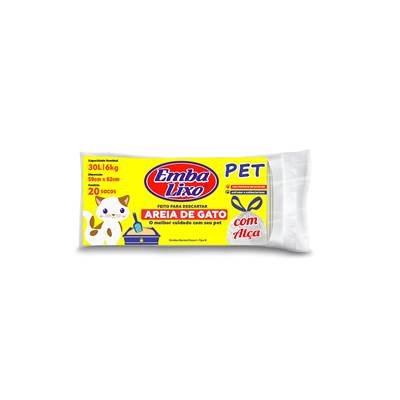 Saco de Lixo Embalixo Descarte Areia de Gato U