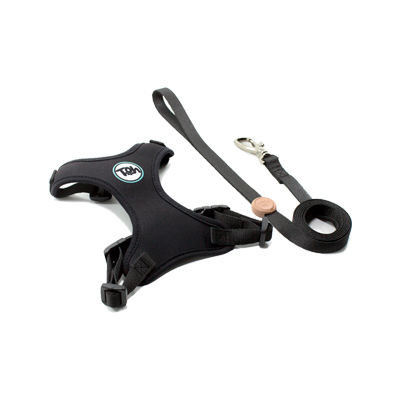 Peitoral com Guia Neo Black para Gatos U
