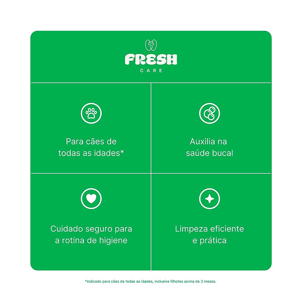 Dedal Limpeza Bucal Fresh Care para Cães 