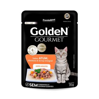 Ração Golden Gourmet para Gatos Adultos sabor Atum 70g