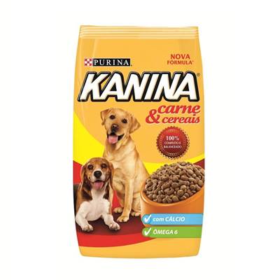Ração Kanina para Cães Adultos sabor Carne e Cereais 15kg