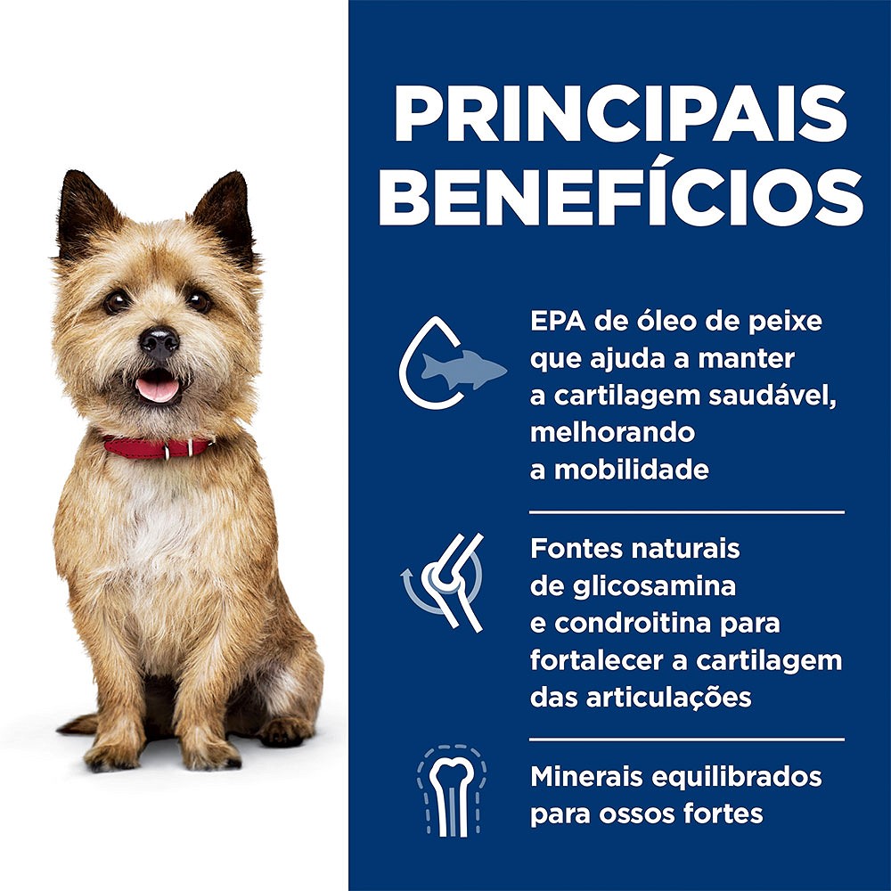 Ração Hill's Science Diet Mobilidade Saudável Pedaços Pequenos para Cães Adultos Sabor Frango