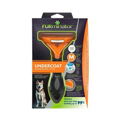 Escova New Furminator M para Cães de Pelo Curto U