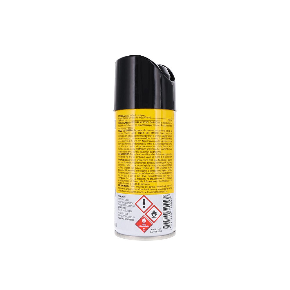 Sarnicida Matacura Aerossol para Cães e Gatos