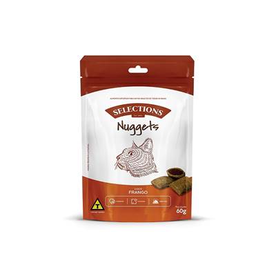 Snack Selections Nugget Frango para Gatos